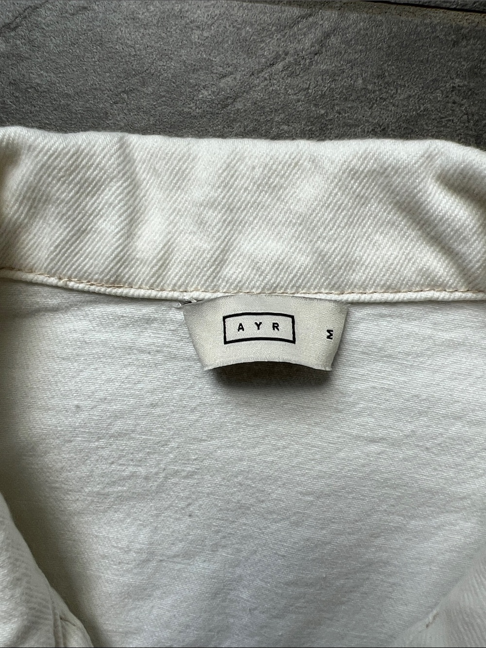 Fabulous AYR White Denim Jacket - Picture 2 of 5
